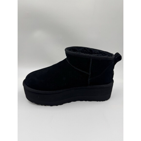UGG Classic Ultra Mini Platform Women's Ankle Boots - Color Black Size 8 New - Picture 10 of 16